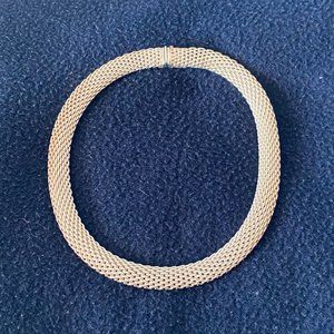 Tiffany Sterling Silver Somerset Mesh Necklace